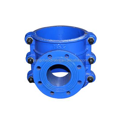 China Water Pipeline Union Pipe Fittings PVC Pipe Repair Clamp Casting Iron Water Pipe Clamp for sale