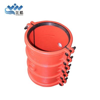 China Straight Water Pipeline Section Cast Iron Pipe Leak Repair Sleeve Clip for sale