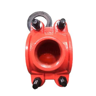 China Water Pipeline Cast Iron Water Dispenser Clip Iron Water Dispenser Saddle Pipe Water Dispenser Quick Graft Clip for sale