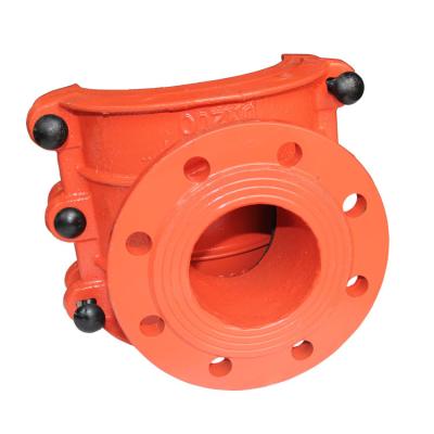 China Use for Water Pipeline Malleable Iron Pipe Saddle Flange Tapping Connection for sale