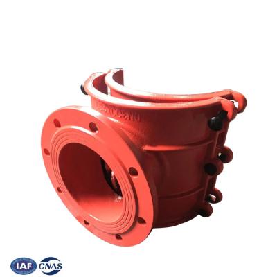 China Use for Water Pipeline Ductile Iron Pipe Saddle Stainless Steel Water Diversion Tapping Saddle for sale