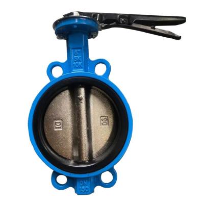 China General Manufacturer Produces PN16 Cast Iron Nodular Handle Wafer Butterfly Valve for sale