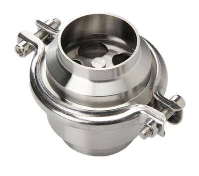 China General Grade Welded Stainless Steel Health 304 316L Check Valve Connection Welded Check Valve for sale