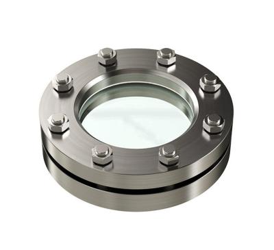 China x&B Stainless Steel Sanitary Pipe Fitting, 2-10” 1/2' Glass Flanged Round Frame | 6' for sale