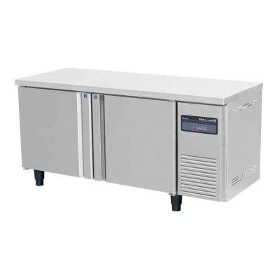 China Single-temperature European Style Refrigerators Series Stainless Steel Freezer Double Door Refrigerator Counter for sale