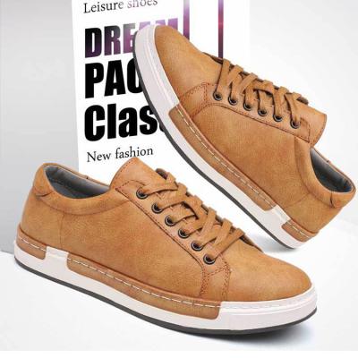 China 2020 new men's lace-up sports shoes lace up men's shoes light weight comfortable breathable walking sneakers for sale