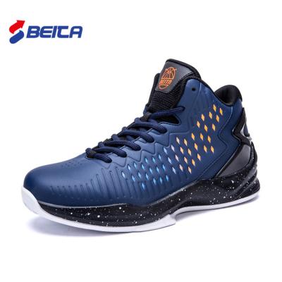 China Fashion\Comfortable Upper Comfortable Shoes\Goods\Wholesale Breathable High Top Sports Basketball Sneakers For Men for sale