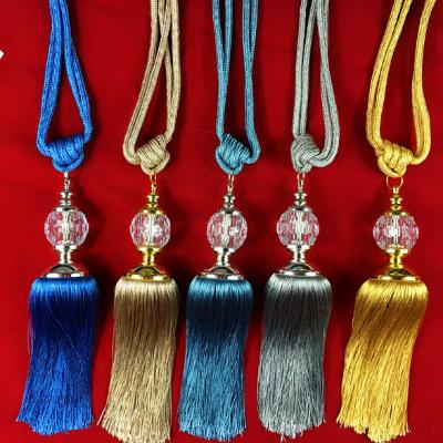 China 2016 Latest Design Curtain Tassel Tieback Used For Hometextile for sale