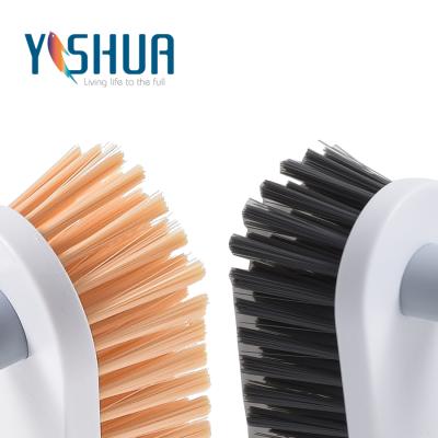 China Household Sustainable Durable Plastic Hand Tool Cleaning Brush Laundry Brush Clothes Washing Cleaning Brush for sale