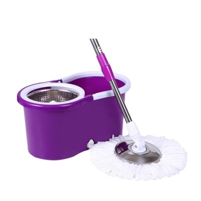 China New Design Sustainable Sweeper Mop 360 Magic Mop Bucket With Stainless Steel Handle Microfiber Mop Head for sale