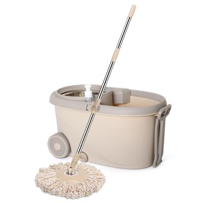 China Sustainable Labor Saving Floor Cleaning Mop , Spinning Magic Twin Mop for sale