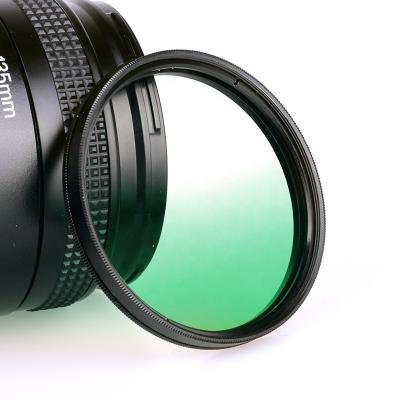 China Balance Color Filter Neutral Density Filter Light Green Graduated Color Filter 43mm 46mm 49mm 52mm 55mm 58mm 62mm 67mm 72mm 77mm 82mm 86mm for sale