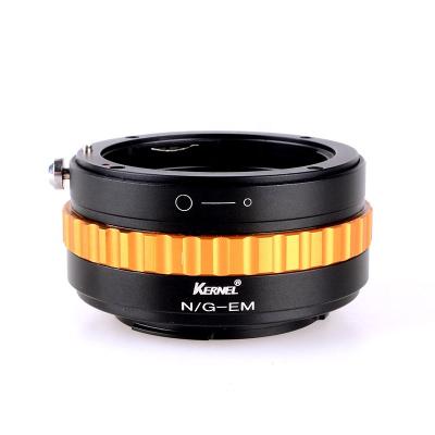 China Aluminum and Brass Core Lens Mount Adapter for Nik G Lens to M EF-M Mirrorless Camera E-F Adapter for sale