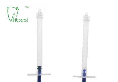 China Medical disposable Syringe with Needle 1ml Luer Lock Slip Plastic Dental Syringe for sale