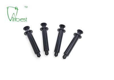 China Medical Self Aspirating Disposable Black Dental Syringe 6ml for sale