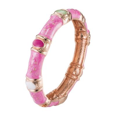 China CLASSIC Hot Selling Amazon Bracelets Zinc Alloy Gold Plated Cat Eye Stone Opal Bangle Bracelet Handmade Jewelry for sale