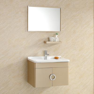 China Modern Bath Vanity Set Unit 30 Inch Floating Bathroom Vanity Cabinet With Ceramic Sink for sale