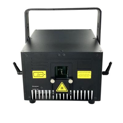 China LANDSCAPE Club DMX ILDA Display 10W RGB Laser Light Show System For Disco for sale