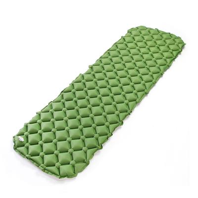 China Nylon Waterproof Sleep Camping Mat Lightweight Outdoor Inflatable Ultralight Protective TPU Travel Pad for sale