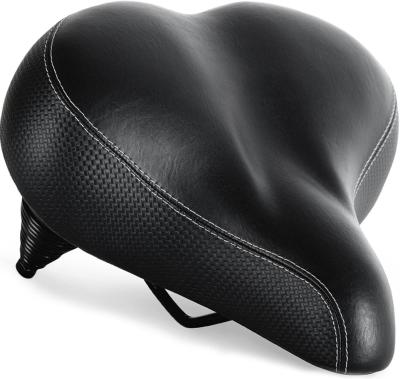 China Breathable Extra Wide And Padded Bicycle Saddle For Men And Women for sale