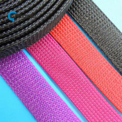 China Automotive Braided Heat Shrink Cable Protection Braided Sleeving Black and Expandable Wire Colors for sale