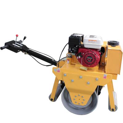 China Building Material Shops Hot Sale Walk Behind Double Drum Vibratory Roller Compactor Drum Road Roller for sale