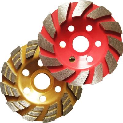 China Diamond Polishing Pads 100 Mm Diamond Cup Grinding Wheel For Grinding Concrete Floor Granite Abrasive Cutting Disc Polishing Machine Tools for sale