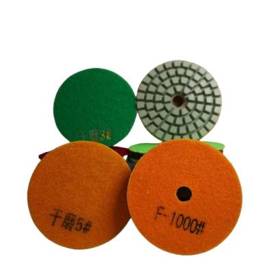 China For the treatment of natural stones in the various manufacturing Diamond Abrasive Tool Copper Bond Diamond Wet Polishing Pad shape for sale