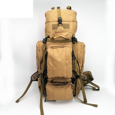 China Large Backpack 70L/80L Waterproof Military Tactical Camping Hiking Daypack Backpack Traveling Daypack for sale