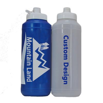 China Hot Sale Factory Sustainable Custom Logo Sport Water Bottle High Quality For Mens Womens Squeeze Sport Plastic Bottle for sale