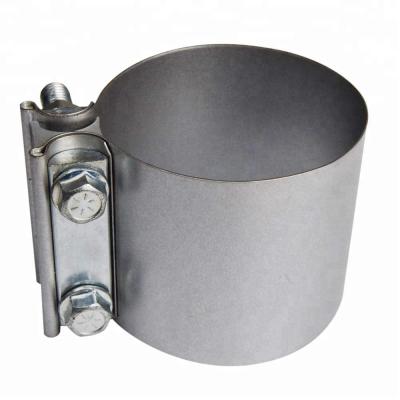 China Butt Joint Exhaust Band Clamp For 2.5 OD To 2.5 OD Exhaust Pipe Connection for sale