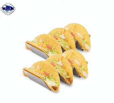 China Customize Metal Taco Holder Food Contained Safe Homemade Taco Holder for sale