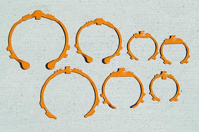 China Powder Coated Steel Snap Rings Metal Stamping Mold Industrial Use for sale