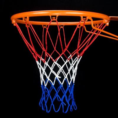 China Standard Size Basketball Hoop Stand Heavy Duty 12 Loop Polyester Custom for sale