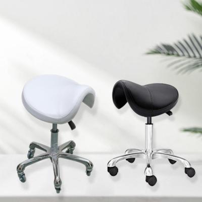 China Modern Round Rolling Sneak Height Adjustable Medical Work Stool With Wheels for sale