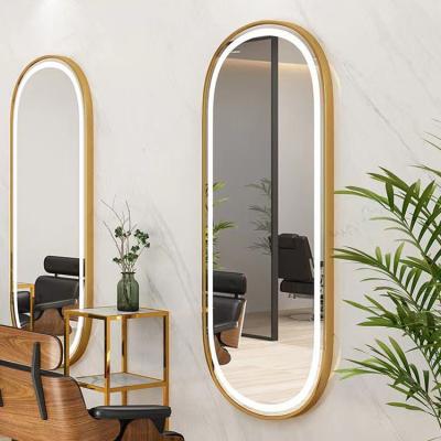 China Modern High Quality Smart Mirror Wall Mounted Waterpoof Fog Light Rectangle LED Light Bathroom Living Room Mirror for sale