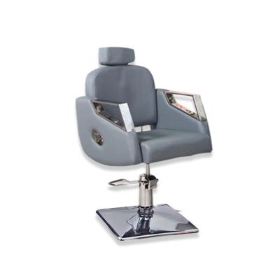 China Modern Extended Hydraulic Beauty Salon Hair Cutting Chair Salon Furniture Hair Shop Styling Wing Barber Chair For Sales for sale