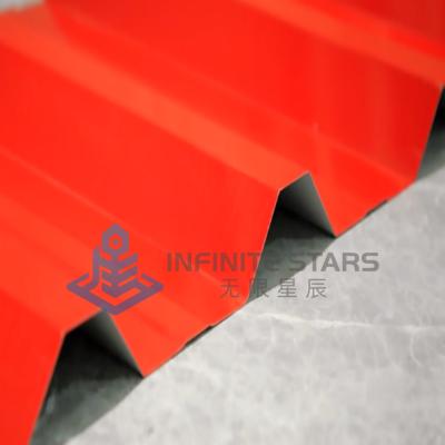 China 0.3mm-3.0mm Color Coated Roofing Sheet Easy Install Galvanized Corrugated Panel PPGI for sale