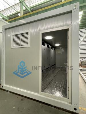 China Full Scene Prefab Toilet And Shower , Portable Prefabricated Steel Structure House for sale