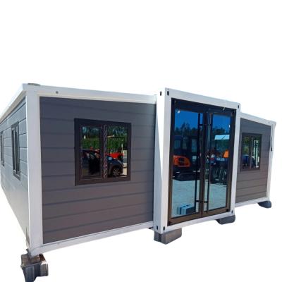 China Grande Luxury Prefabricated Houses 40ft 3 In 1 Folding Mobile Homes Modular for sale