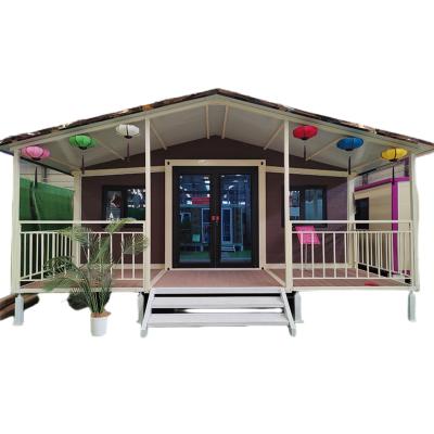 China Foldable Expandable Container Houses 20 Foot / 40 Foot  Prefab Modular Homes for sale