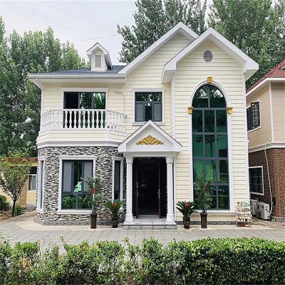 China Eco Friendly Prefab Light Steel Villas Structural Design With Aluminum Winow for sale