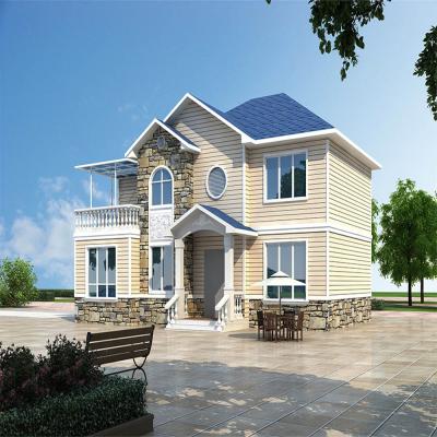 China Customized Light Steel Villa Quick Assemble Modern Eco Friendly Prefabricated Homes for sale