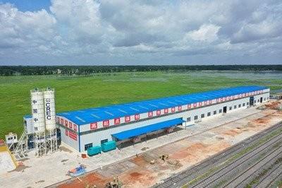 China Strong Strength Steel Structure Housing Belt And Road Designated Processing Shed Workshop Te koop