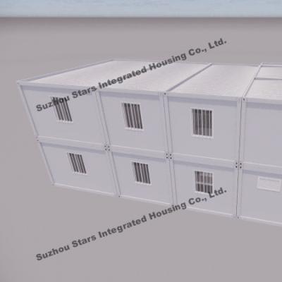 China Office Prefabricated Modular House , Prebuilt Modular Homes Two Story for sale