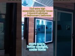 73㎡ extra high expandable container house cosier home