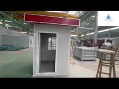Portable Security Booth with Steel Structure China Manufacturer