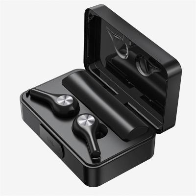 China New Comfortable Wearing F17 Mini Headsets Wireless Earbuds 5.0 IPX7 Waterproof Earbuds F17 Headphones With Microphone for sale