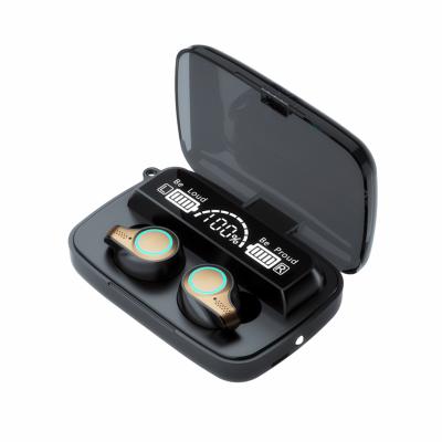 China Mini Wireless Headset LED Digital Display Earbuds HD Sports Headphones Waterproof Call M18 TWS New Radio 5.0 Earphone Durable Touch for sale