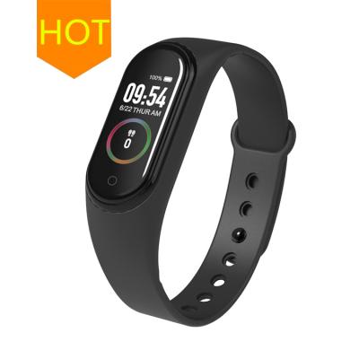 China Heart Rate Monitor Sport Fitness Activity Tracker Heart Rate Monitor Touch Screen M4 Wristband Smart Watch Waterproof Sports Bracelet Watch For Women Mem for sale